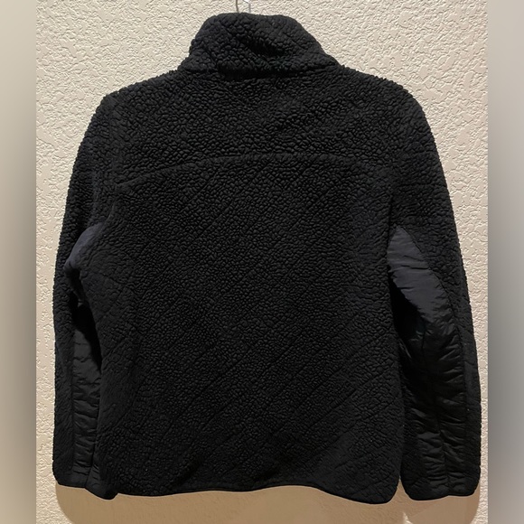 Calvin Klein Performance Teddy Sherpa Zip Up Jacket in Black Size L - Picture 6 of 11